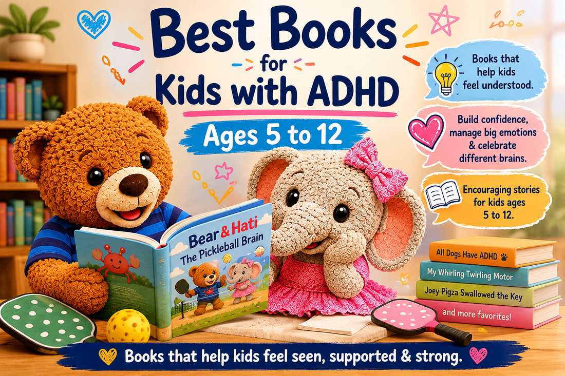 "ADHD children's book for ages 5 to 12"