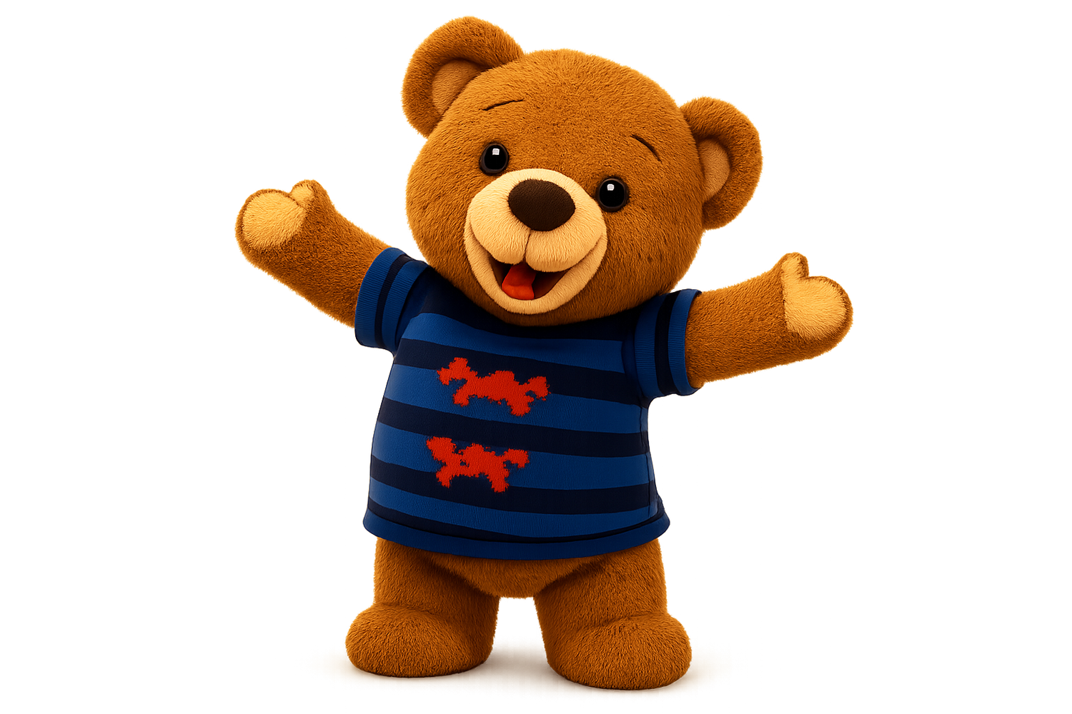 Bear the teddy bear from Bear and Hati children's books — loyal protective ADHD character — Big Conversations Made Simple for Kids